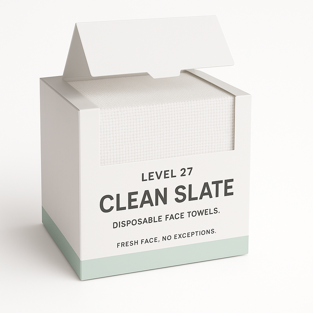 Clean Slate – Disposable Face Towels